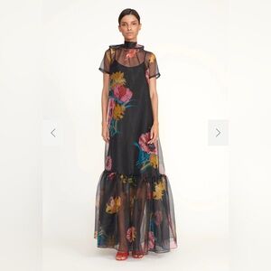 NWT STAUD Calluna Dress in First Bloom Night, Size M